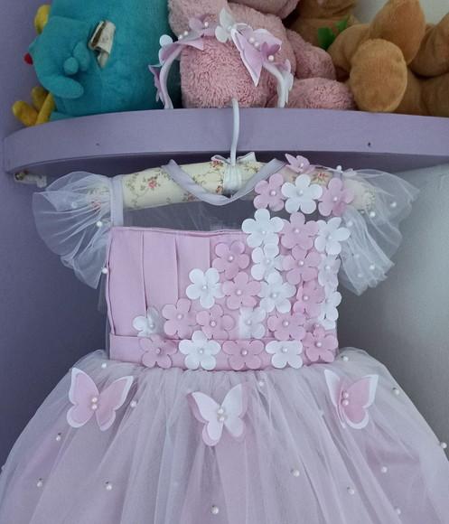 Vestido Jardim Encantado Lilas Luxo