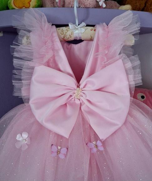 Vestido Jardim Encantado Rosa Luxo