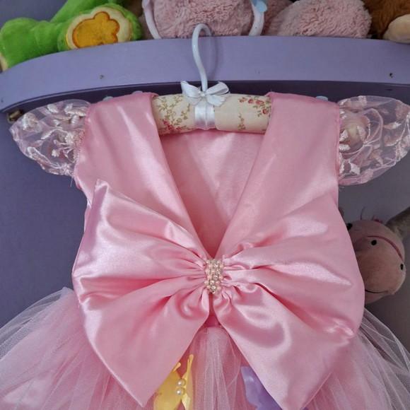 Vestido Jardim Encantado Rosa Luxo
