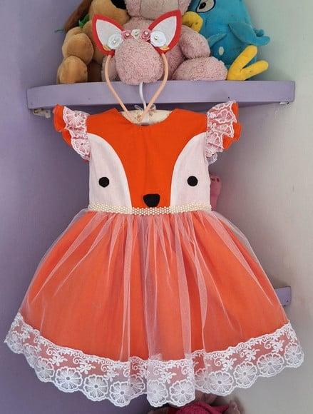 Vestido Raposinha Bosque Encantado