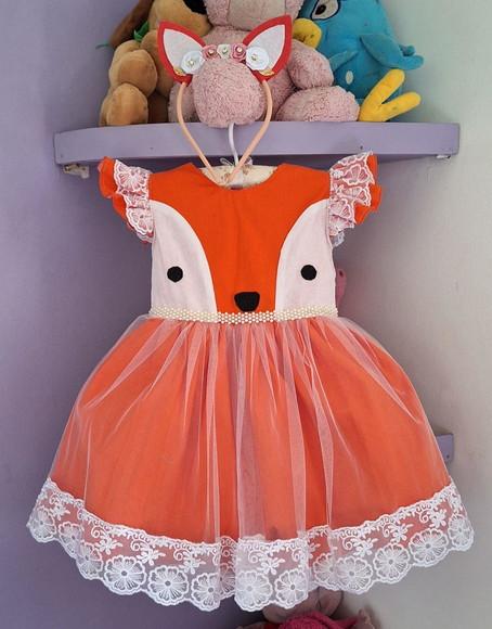Vestido Raposinha Bosque Encantado