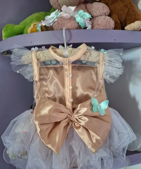 Kit Romper Bosque Encantado Bege 3 Peças