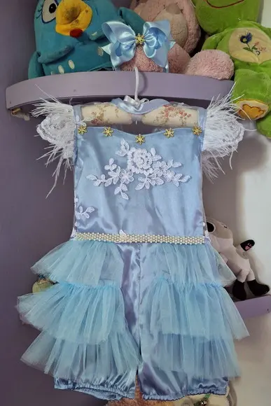 Kit Romper Frozen 3 Peças