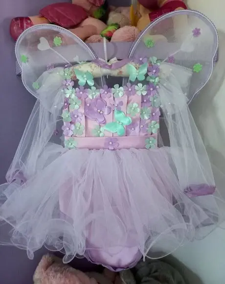 Kit Romper Jardim Encantado Manga Longa Lilas
