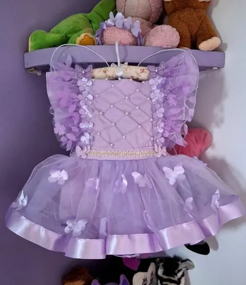 Kit Romper Lilas Jardim das Borboletas 3 Peças