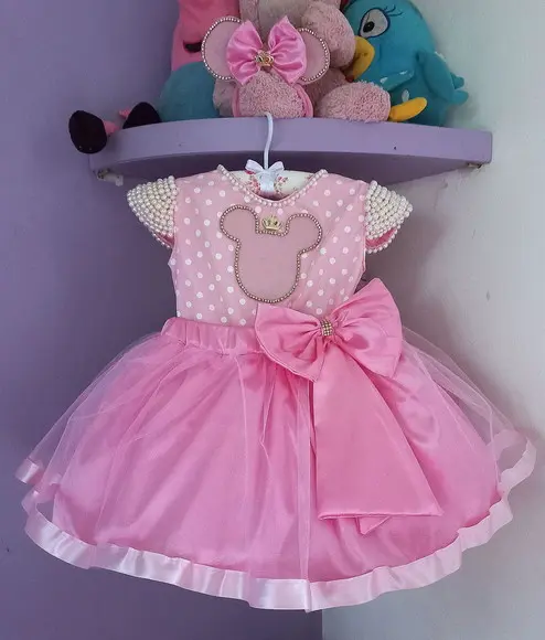 Kit Romper Minei Rosa 3 Peças