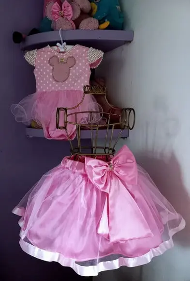 Kit Romper Minei Rosa 3 Peças