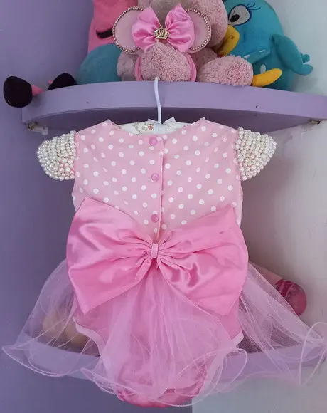 Kit Romper Minei Rosa 3 Peças