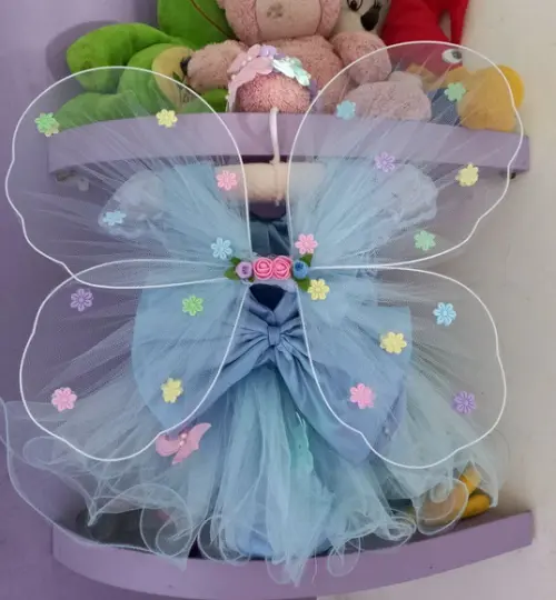Romper Infantil Jardim Encantado Azul 3 Peças