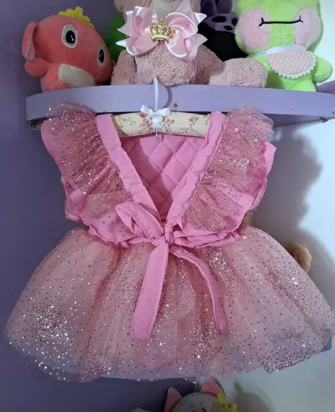 Romper Infantil Princesa Realeza Luxo + Faixa