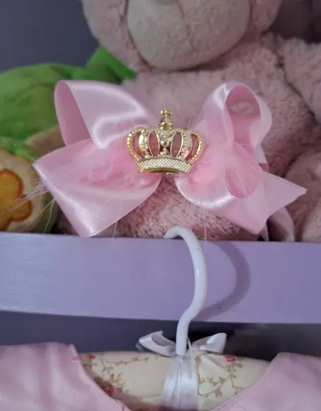 Romper Infantil Princesa Realeza Luxo + Faixa