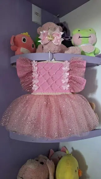 Romper Infantil Princesa Realeza Luxo + Faixa