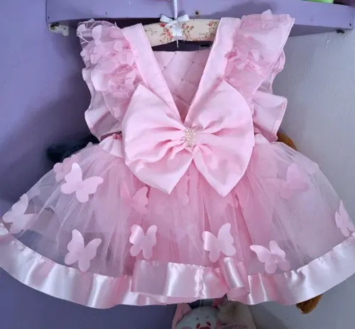 Romper Jardim Encantado Rosa Luxo