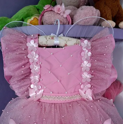 Romper Jardim Encantado Rosa Luxo