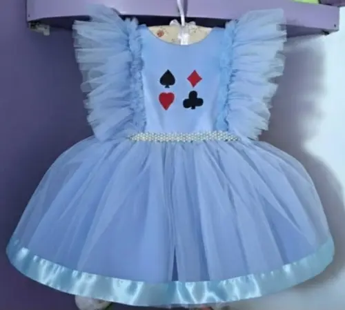 Vestido Alice no País das Maravilhas Infantil