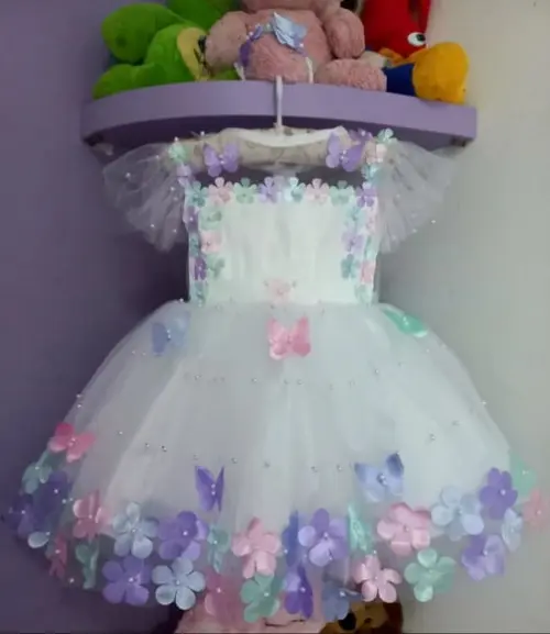 Vestido Daminha Dama de Honra Infantil