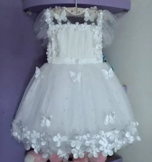 Vestido Daminha Dama de Honra Infantil Luxo