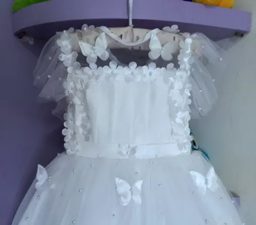 Vestido Daminha Dama de Honra Infantil Luxo
