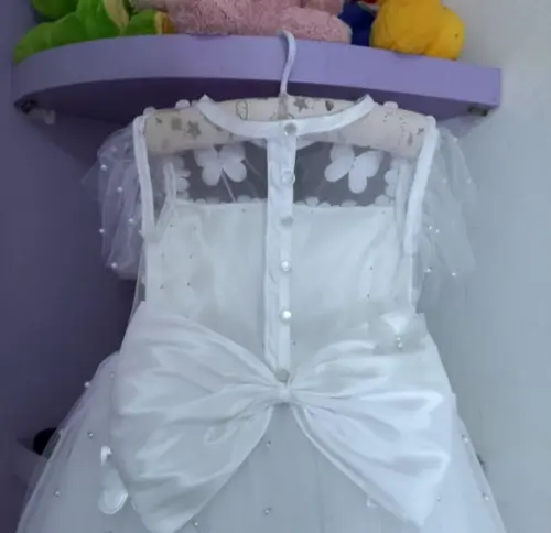 Vestido Daminha Dama de Honra Infantil Luxo