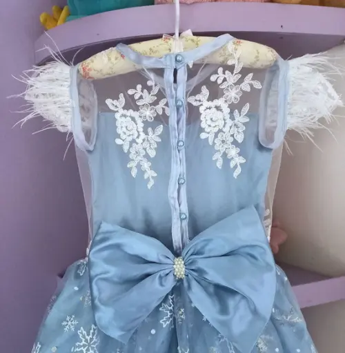 Vestido Fantasia Elsa Frozen