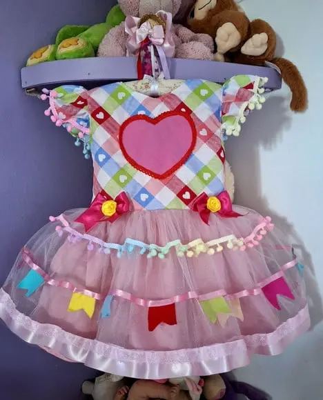 Vestido Festa Junina São João Quadrilha