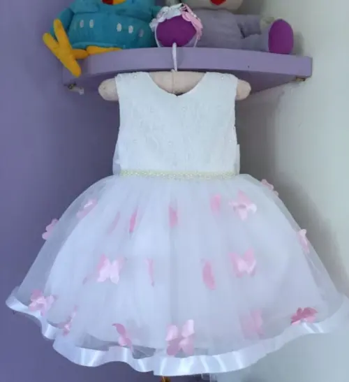 Vestido Infantil Daminha Dama de Honra Infantil