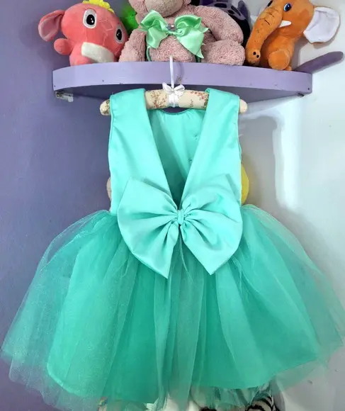 Vestido Infantil Fada Verde