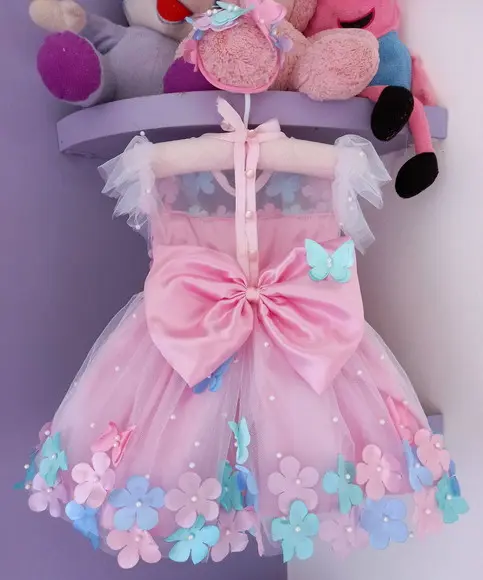 Vestido Infantil Jardim Encantado
