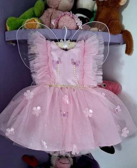Vestido Infantil Jardim Encantado Luxo