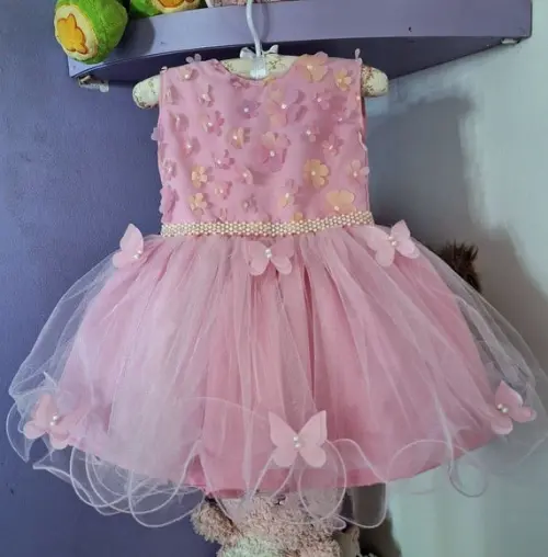 Vestido Infantil Jardim Encantado Luxo +faixa