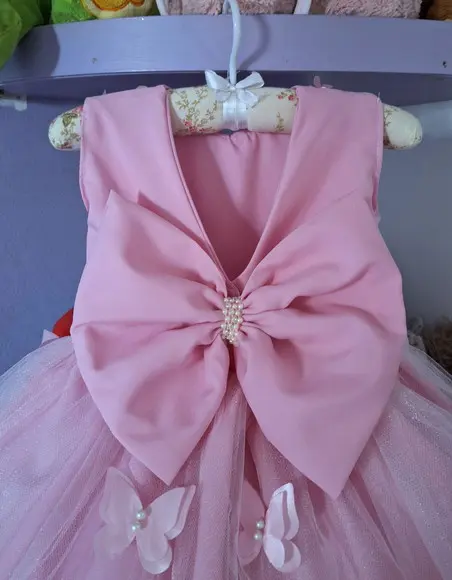 Vestido Infantil Jardim Encantado Luxo +faixa