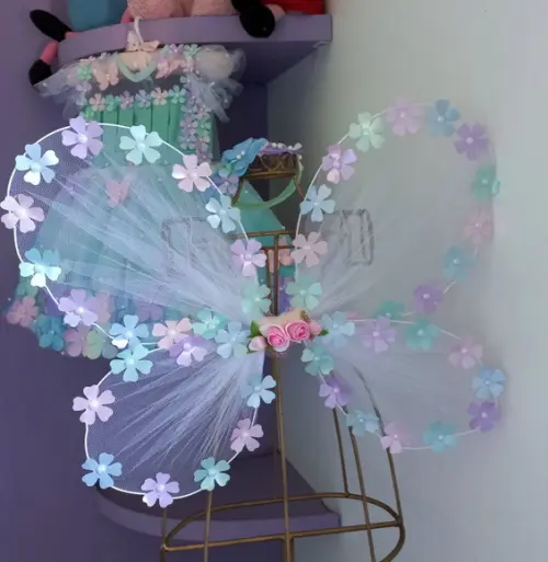 Vestido Infantil Jardim Encantado Verde+asa Tam4ao6