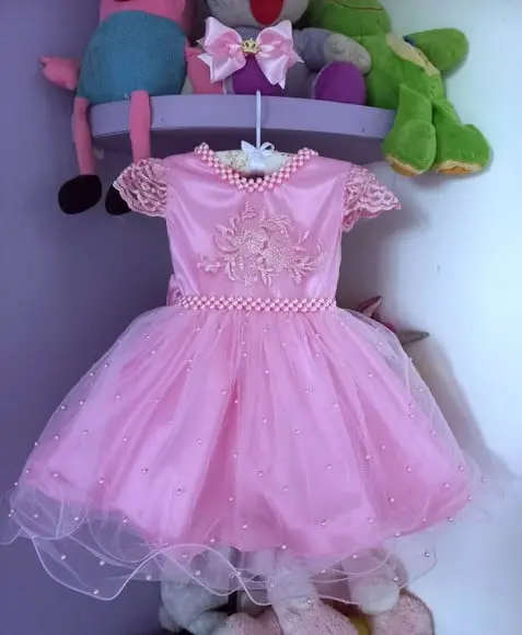 Vestido Infantil Princesa Realeza de Luxo