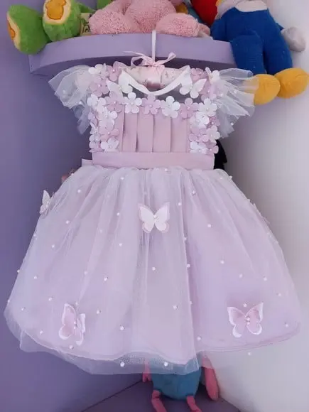 Vestido Jardim das Borboletas