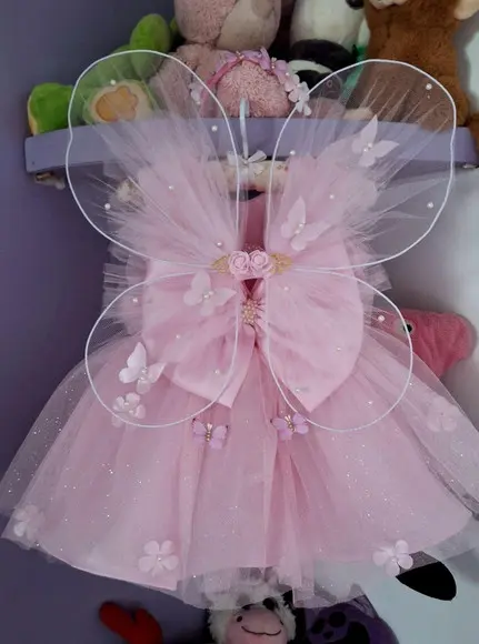 Vestido Jardim Encantado de Luxo + Sapatinho