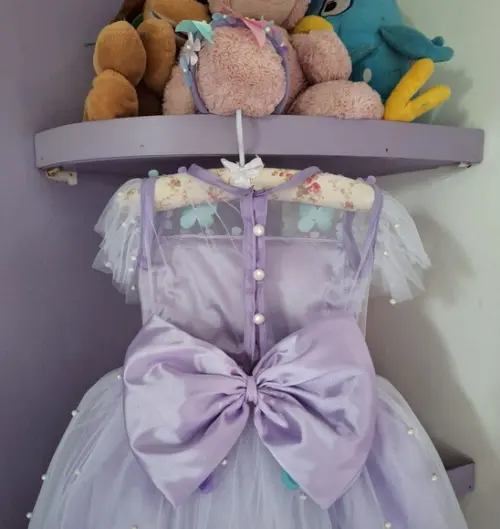 Vestido Jardim Encantado Lilas Luxo