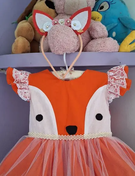 Vestido Raposinha Bosque Encantado