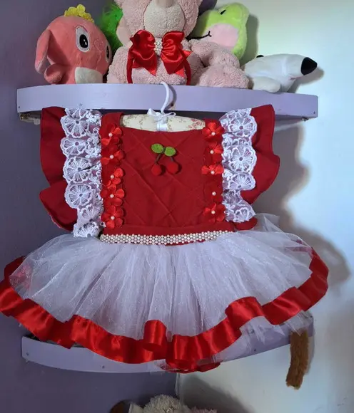 Vestido Romper Cerejinha Luxo