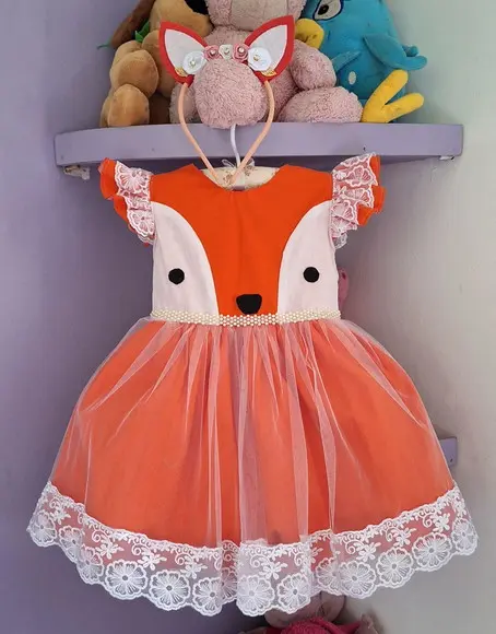 Vestido Raposinha Bosque Encantado