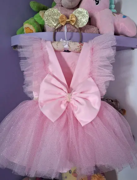 Vestido Ursa Princesa Vestido Infantil