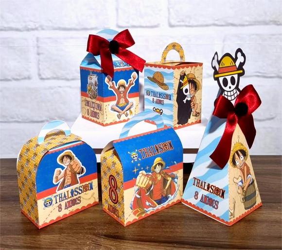 Kit 20 Caixas Personalizados One Piece