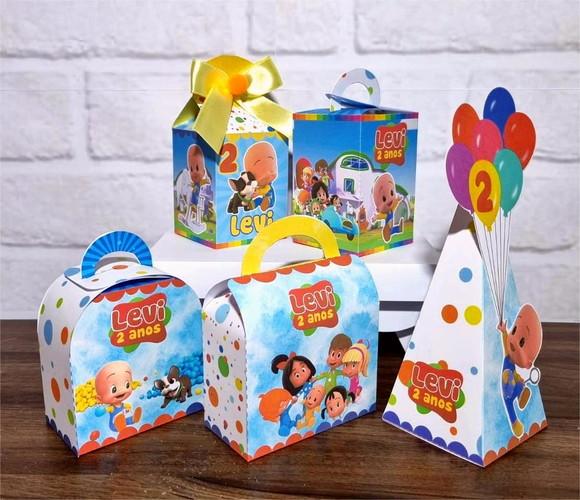 Kit 30 Caixas Personalizados Cleo e Cuquin