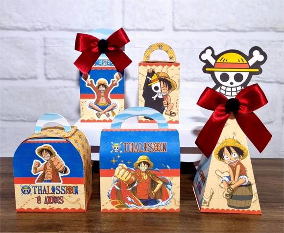Kit 30 Caixas Personalizados One Piece