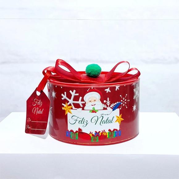 Tubo Lata Personalizada Natal