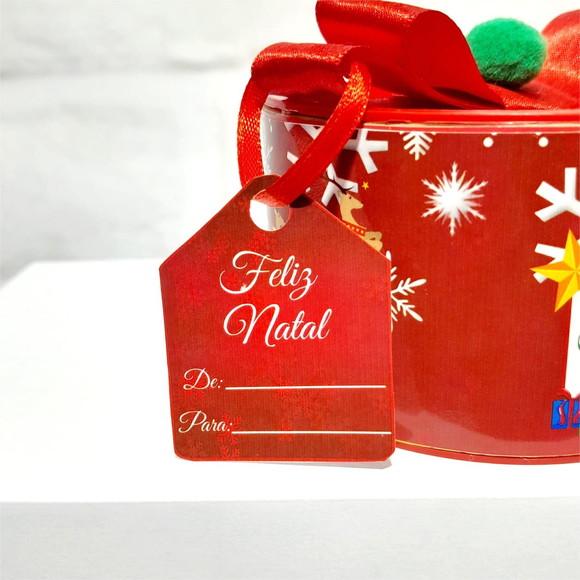 Tubo Lata Personalizada Natal