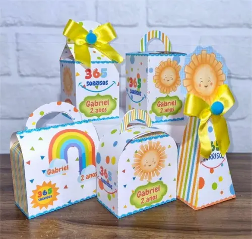 Kit 30 Caixas Personalizados 365 Sorrisos