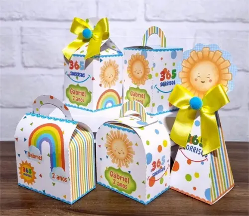 Kit 50 Caixas Personalizados 365 Sorrisos