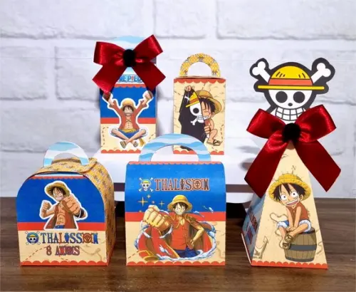Kit 50 Caixas Personalizados One Piece