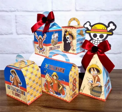 Kit 50 Caixas Personalizados One Piece