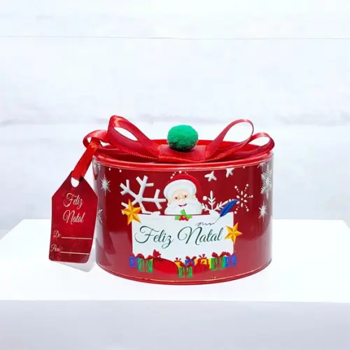 Tubo Lata Personalizada Natal